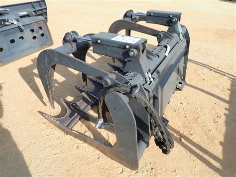 root grapple for skid steer|bobcat 72 inch root grapple.